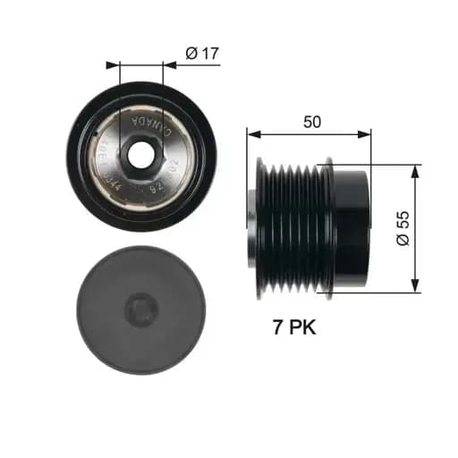 Alternatör Kasnağı 274150W041 resmi