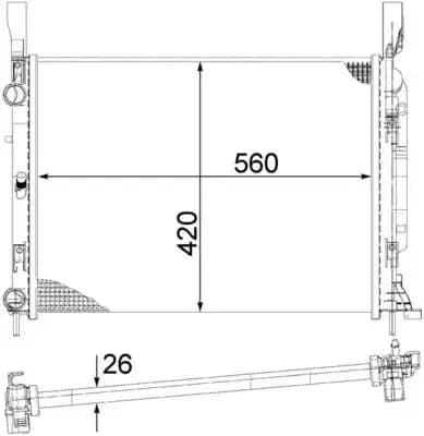 Radyatör 8200418327 resmi