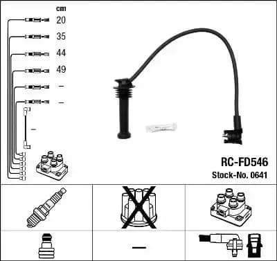 (RCFD546) Buji Kablosu resmi