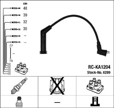 (RCKA1204) Buji Kablosu resmi