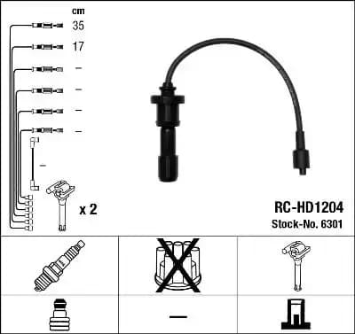 (RCHD1204) Buji Kablosu 2750138B00 resmi