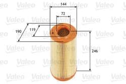 VALEO 585669 | Hava Filtresi Alfa Romeo Alfa 159