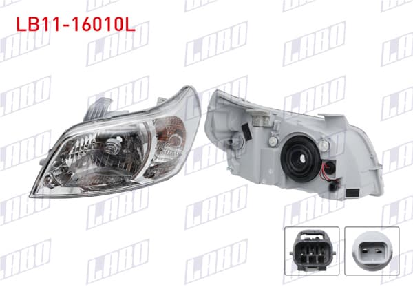 LABO LB11-16010L | Far Sol Chevrolet Aveo (T200, T255) 2008 -