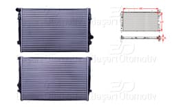 AUTOLUX 5Q0121251GN | Su Radyatörü Mekanik Mt-At 650X433 mm VW Golf7 Passat Audi A3 Tt Seat Leon 1.8 TSI 2.0 1.8 TFSI 2.0 TFSI 2.0 Gtı 2.0 Cupra 13 >