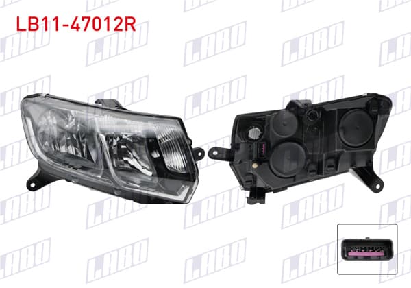 LABO LB11-47012R | Far Sağ Dacia Logan 2014 -
