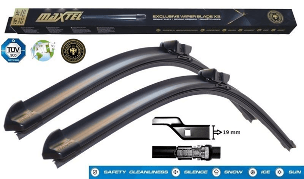 MAXTEL 12107306 | On Silecek Lastiği Opel Grandland X 10,2017?Tesla S 08,2011? Tesla X 08,2015? Jaguar Xe 06,2015? X260 10,2015?Jaguar Xf Sportbrake X260 07,2017?