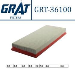 GRAT 36100 | Hava Filtresi (Jaguar X-Type 2.0 2.5 3.0 V6 01-09)