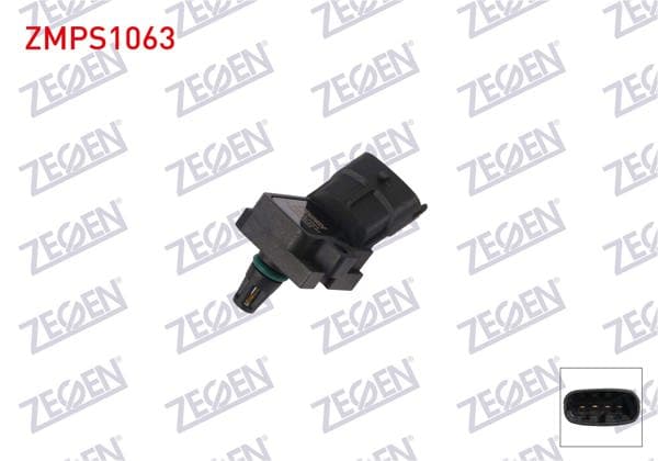 ZEGEN ZMPS1063 | Map Sensörü Jaguar Xe 2.0 2015-/ Land Rover Discovery 3.0 2013-/ Freelander II 2.2 2006-2014 / Range Rover Evoque 2.2 D 2011-2019 / Volvo S60 2.4 D 2005-2010