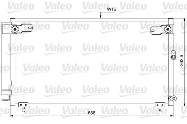 VALEO 814047 | Kondenser Lexus Is 200 Is 300