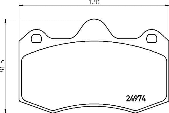 BREMBO P85134 | Fren Balatası Ön Low-Met Lotus / Seat