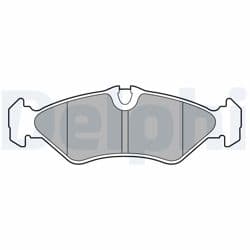 DELPHI LP3664 | Fren Balatası Mercedes-Benz Sprinter 208D,Sprinter 210D,Sprinter 211D,Sprinter 212D,Sprinter 213D,Sprinter 214,Sprinter 214 Ngt,Spri