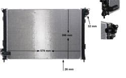 MAHLE CR983000S | Motor Su Radyatörü Mini R50 R53 01-06 R52 04-08