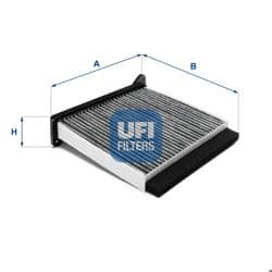 UFI 54.220.00 | Kabin Filtre-(Mitsubishi Lancer 04-/ / Outlander / Grandıs 03-/ L200 Cr 06-/)