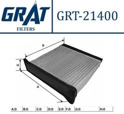 GRAT 21400 | Kabın Filtre-(Mitsubishi :Lancer 04-> / Outlander / Grandıs 03-> L200 Cr 06->)