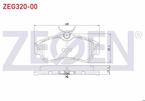 ZEGEN ZEG320-00 | Fren Balata Ön Nissan Primera (P11) 1.6İ 16V 1996-2001 / (P11) 1.8İ 16V 1996-2001 / (P11) 2.0İ 16V 1996-2001 / (P11) 2.0 TD 1996-2001 / Primera (P10) 2.0İ 1990-1998