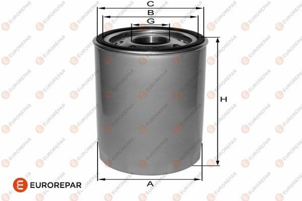 EUROREPAR 1682270880 | Yağ Filtresi (Metal Filtre) Tum Opel Modeller 1.4 1.6 1.8 2.0 95 >