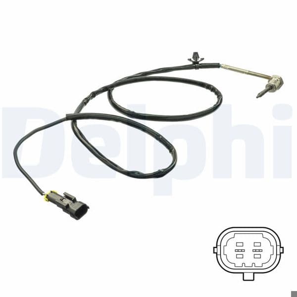 DELPHI TS30163 | Egzoz Sıcaklık Sensorü-Cadillac / Saab 09 / 2004 -