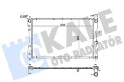 KALE 363540 | Su Radyatörü Mitsubishi Colt VI Colt Czc VI 1.1 1.3 1.5 04 12-Smart Forfour 1.1 1.3 05 06 (Mt) Brazıng639×398X16