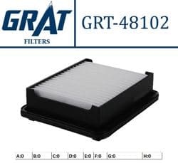 GRAT 48102 | Hava Filtresi-(Suzuki: Carry Sk413 00 > 10 / Jımny 98 > 10 1.3)