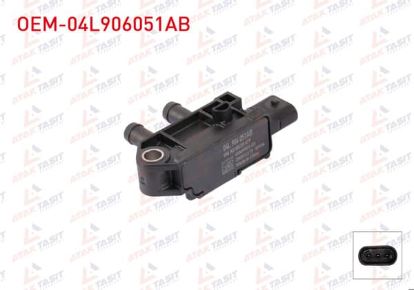 OEM OEM-04L906051AB | Fark Basınç Sensoru Volkswagen Golf 2014-/ Passat 2015-/ Polo 2018-/ Seat Leon 2017-/ Crafter 2017-/ 1.6 TDI, 2.0 TDI