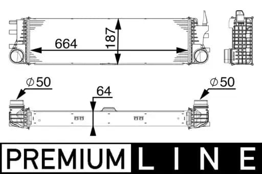 Turbo Radyatörü A4475011301 resmi
