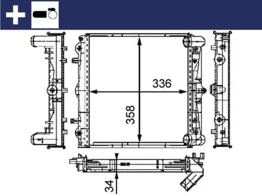 Radyatör 99610613181 resmi