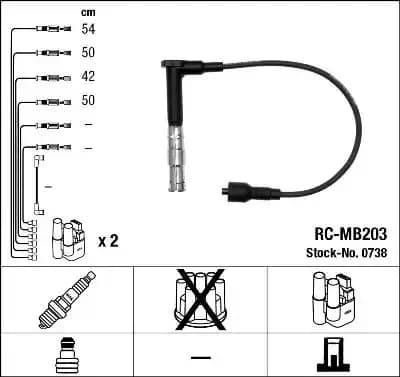 (RCMB203) Buji Kablosu resmi