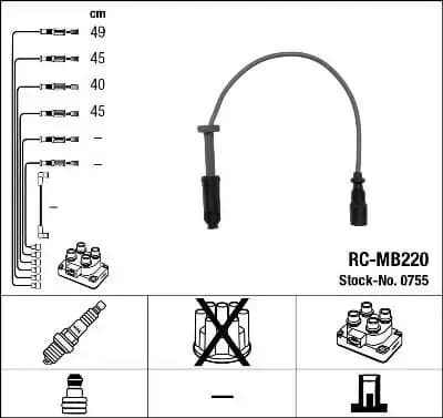 (RCMB220) Buji Kablosu resmi