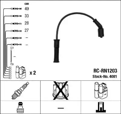 (RCRN1203) Buji Kablosu 7700273226 resmi