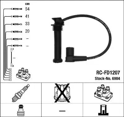 (RCFD1207) Buji Kablosu resmi