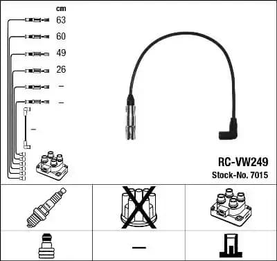 (RCVW249) Buji Kablosu resmi