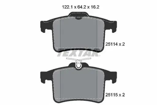 Arka Fren Balatası C2D3792 resmi