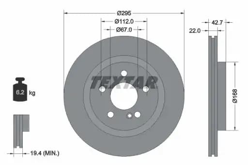 Arka Fren Diski 43206HG00A resmi