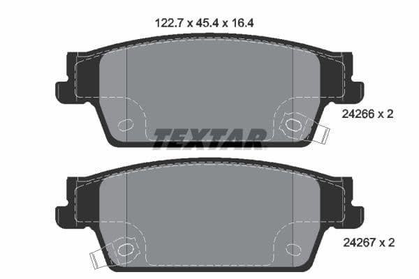 TEXTAR 2426601 | Fren Balatası Cadillac