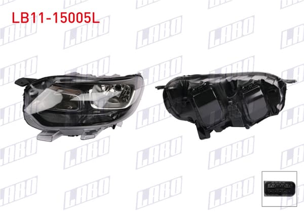 LABO LB11-15005L | Far Sol Citroen Jumpy 2018-/ Opel Vivaro C