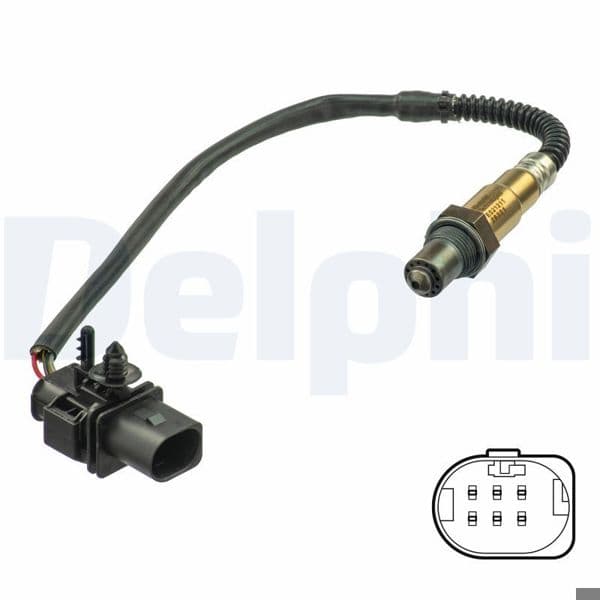 DELPHI ES21211-12B1 | Oksijen Sensorü On Land Rover 10 / 2006 -