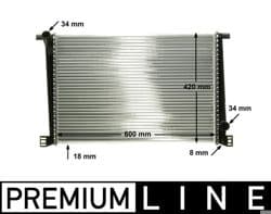 MAHLE CR1123000P | Motor Su Radyatörü Mini R55 R56 R57 R58 R60 R61