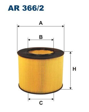 FILTRON AR366-2 | Hava Filtresi Saab 9-5 2.0 T, 2.3 T