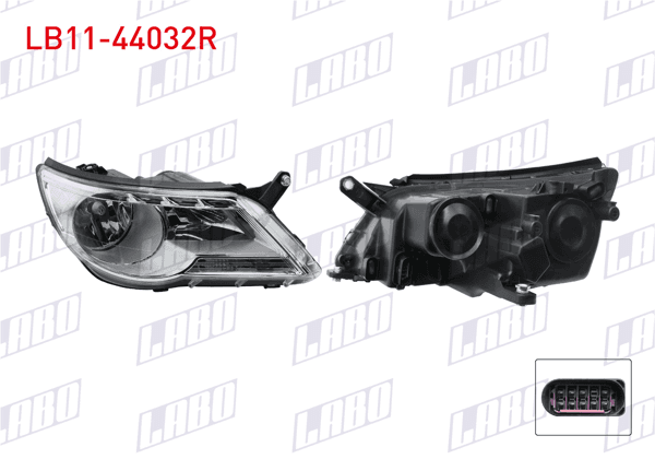 LABO LB11-44032R | Far Sağ Volkswagen Tiguan 2008-2015