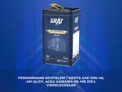GRAT 610416 | Motor Yagı 16 Litre 10W-40 Apı Cı-4 / Sl Acea E7-16 / E4-16 Volvo Vds-3 Renault Rld-2 Man M3277-Volvo Onaylı