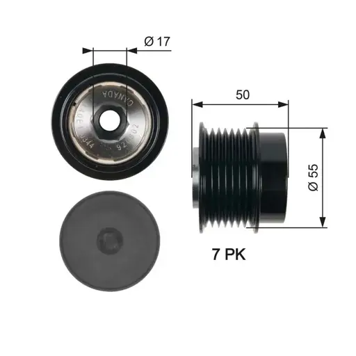 Alternatör Kasnağı 274150W041 resmi