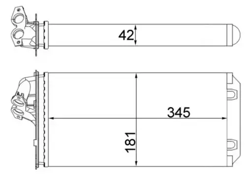 Kalorifer Radyatörü A0038350001 resmi