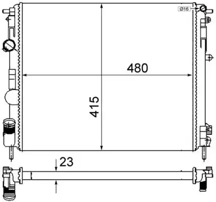 Radyatör 7700430784 resmi
