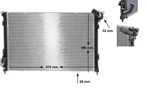Radyatör 17117541091 resmi