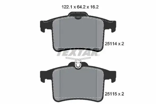 Arka Fren Balatası C2D3792 resmi