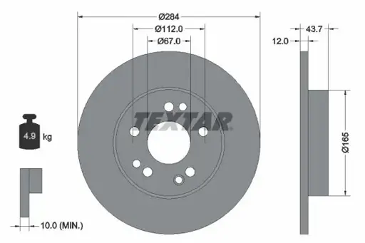 Ön Fren Diski A1244211312 resmi