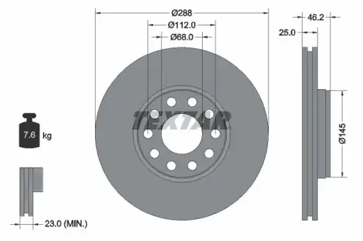 Ön Fren Diski JZW615301B resmi