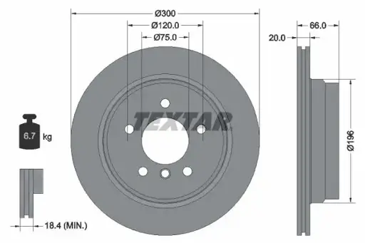 Arka Fren Diski 34216855008 resmi