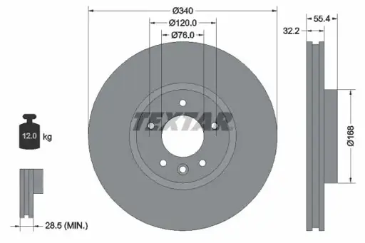 Ön Fren Diski 7E0615301F resmi