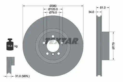 Ön Fren Diski LR031845 resmi